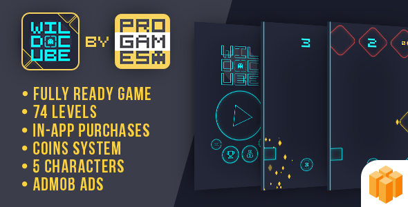 Wild Cube - Buildbox Android - easy to reskine + AdMob