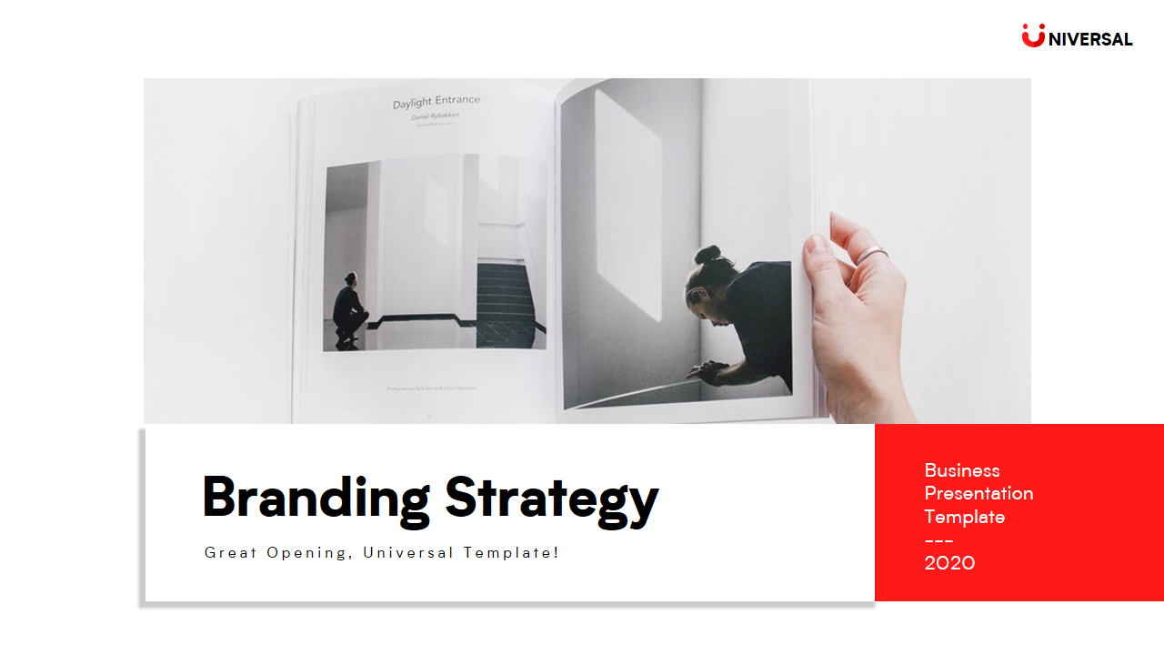 Universal Brand Guidelines Googleslide Template, Presentation Templates