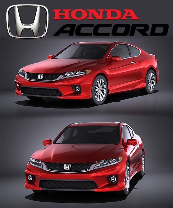 Honda Accord Coupe - 3Docean 25629624