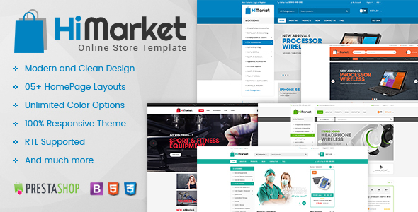 HiMarket – Multipurpose Responsive PrestaShop 1.6 and 1.7 Mega Shop Theme