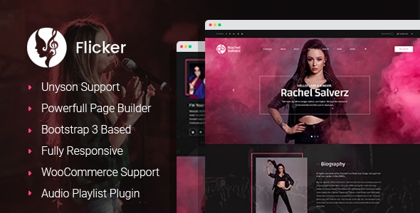 Flicker - Musician - ThemeForest 21378451