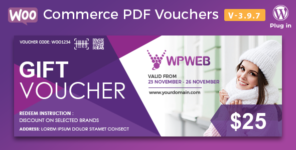 WooCommerce PDF Vouchers - WordPress Plugin