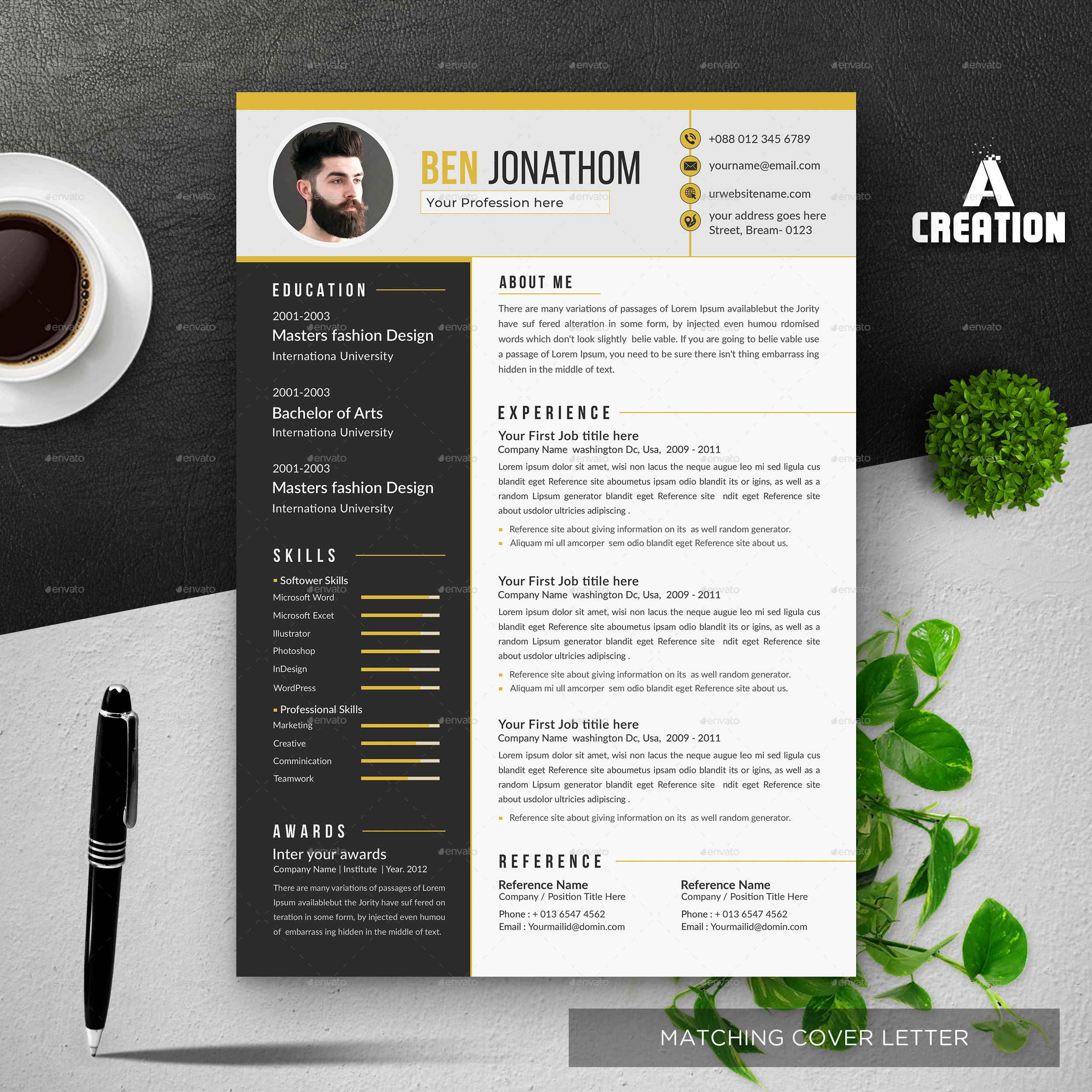 Resume, Print Templates | GraphicRiver