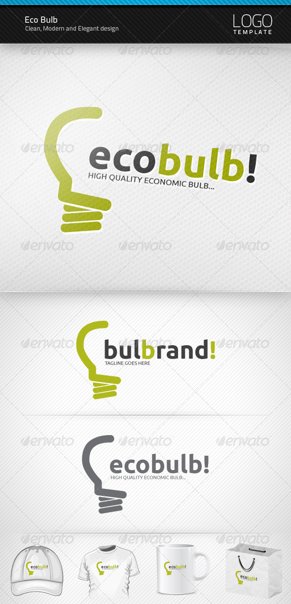 Eco Bulb Logo - Symbols Logo Templates