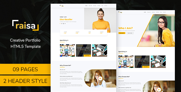 Raisa - Multipurpose - ThemeForest 22416379