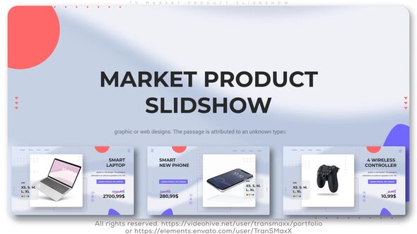 TV Market Product - VideoHive 25665106