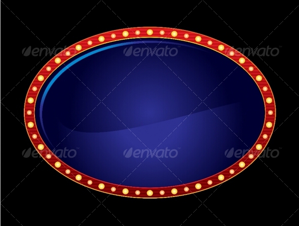 Oval neon