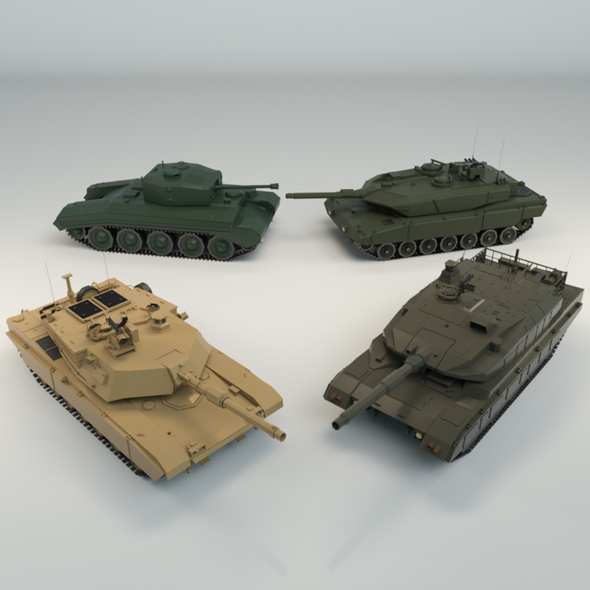 Low Poly Tank - 3Docean 25668326