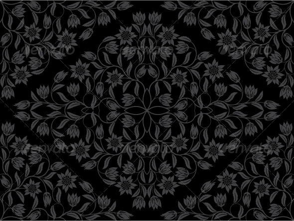 Seamless floral pattern - Patterns Decorative