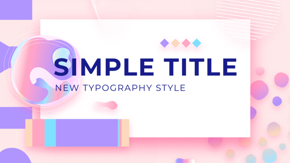 Modern Typography Opener - VideoHive 25676172