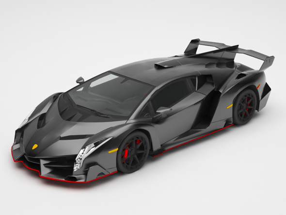 Lamborghini Veneno - 3Docean 25677392