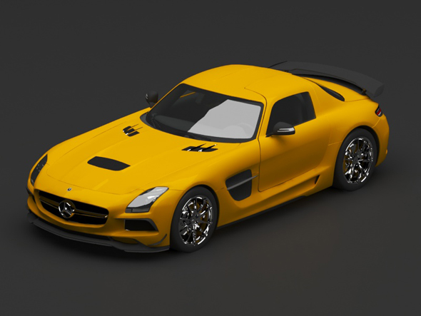 Mercedes Benz SLS - 3Docean 25677425