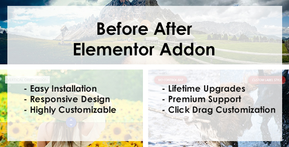 Before After – Elementor Addon