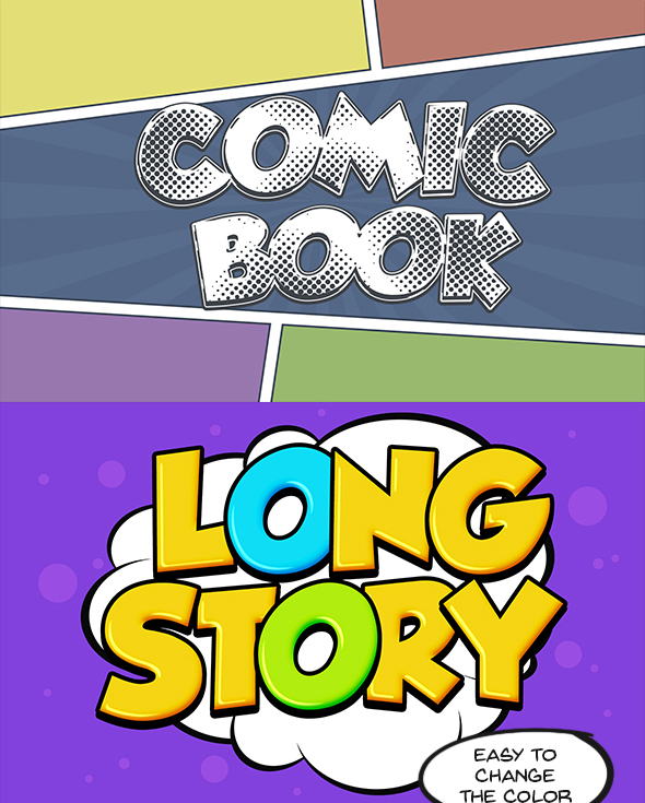 Cartoon and Comic Book Styles Bundle 4 by survivor | GraphicRiver