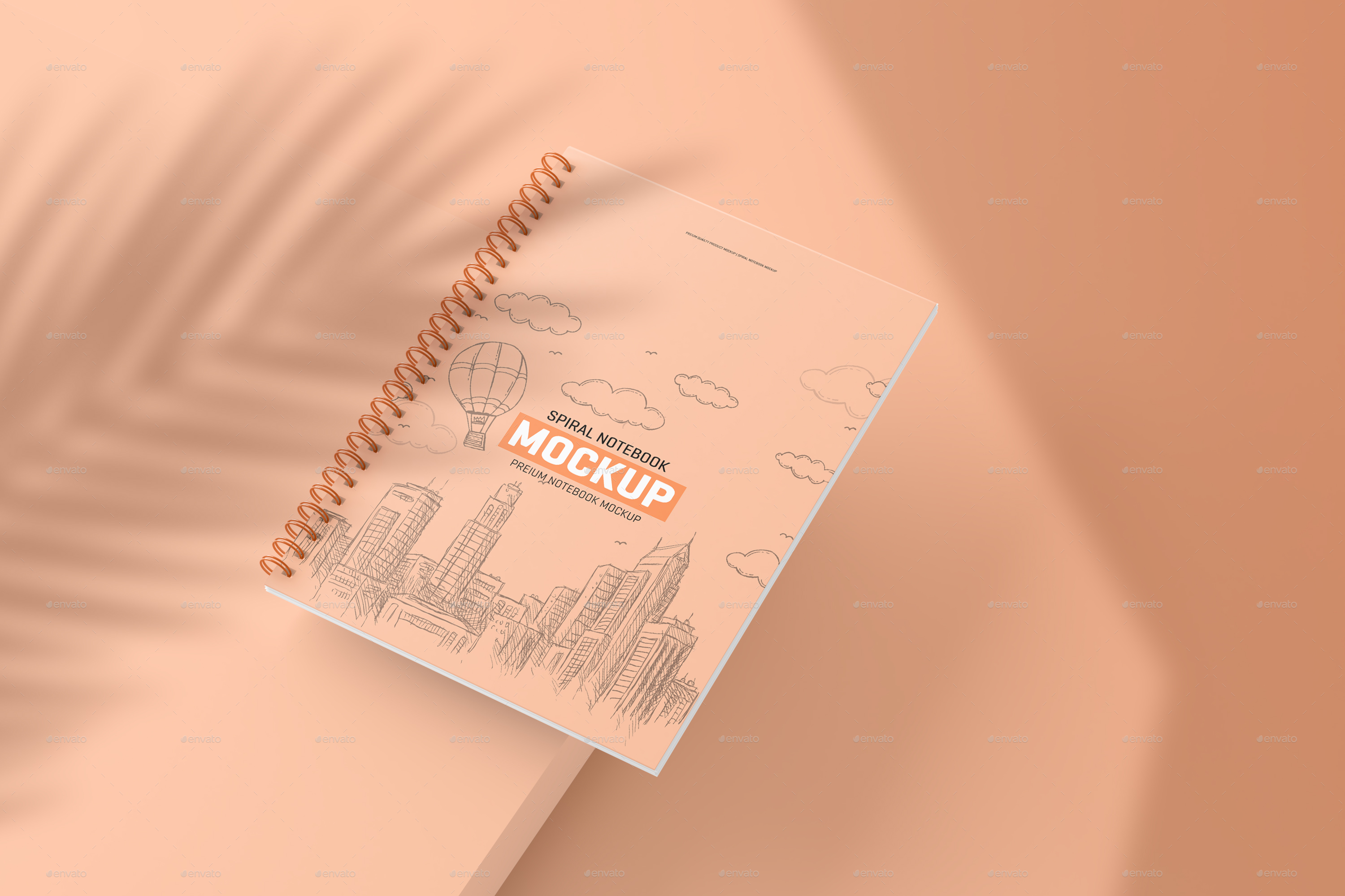 Spiral Notebook Mockup, Graphics GraphicRiver