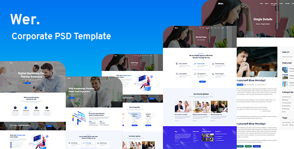 Wer - Corporate - ThemeForest 25689376