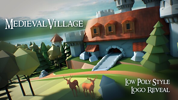 Medieval Village Low - VideoHive 25690195