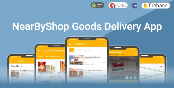 NearByShop- Customer can buy products from nearest store and get delivered in just 5 mins..