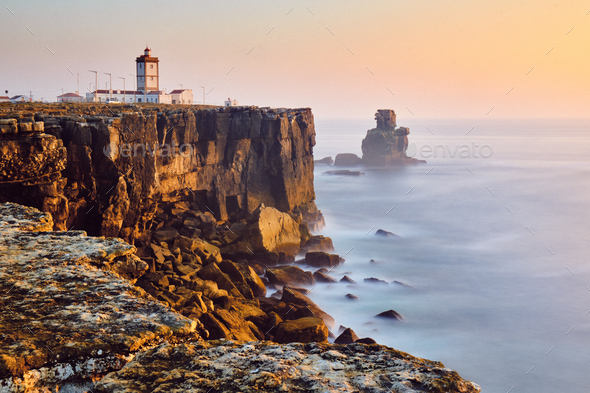Lighthouse And Sea In Peniche Portugal Stock Photo By Diego Cervo Photodune