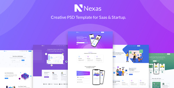 Nexas - Startups - ThemeForest 25633910
