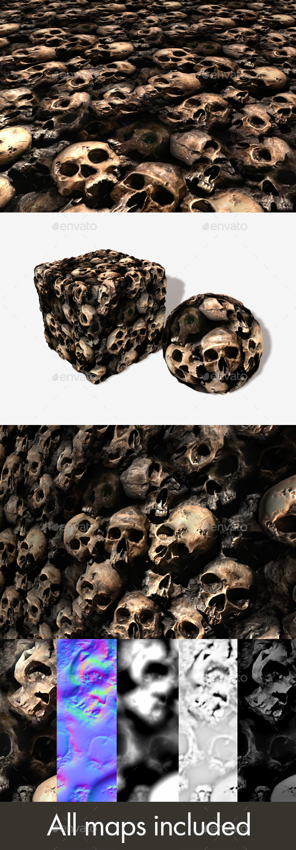 Broken Skulls in - 3Docean 25694006