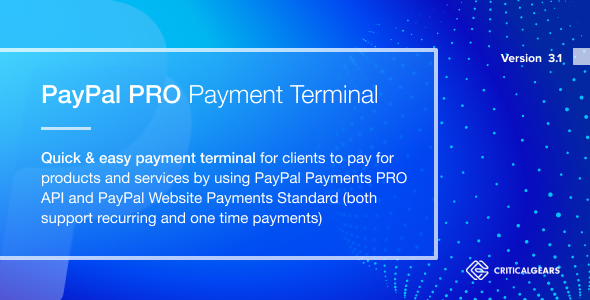 PayPal PRO Payment - CodeCanyon 234015