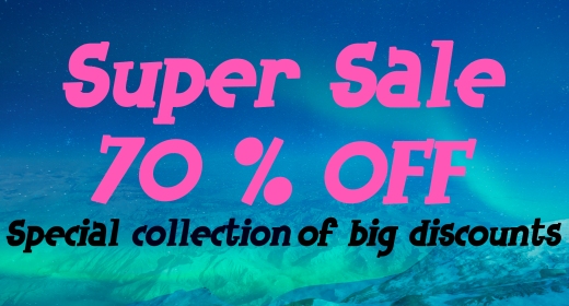 Super Big Discount 70% OFF