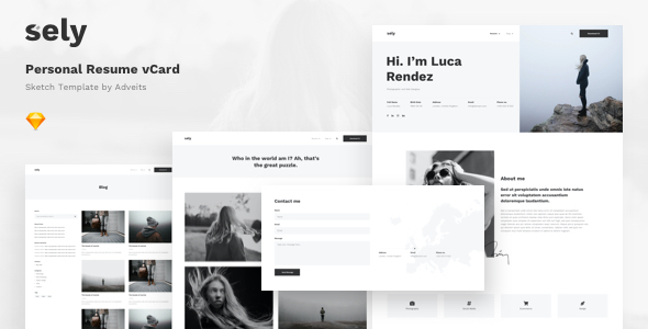 Sely - Personal - ThemeForest 25697281