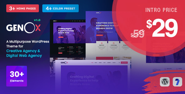 Genox – Creative Gutenberg WordPress Theme