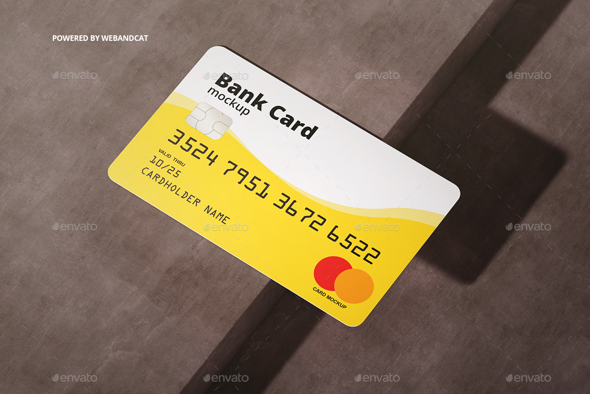 Download Bank Card / Membership Card Mockup by webandcat | GraphicRiver