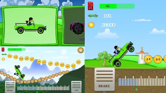 Monster Car Hill Climbing Game Unity Game with Admob Ads New by AmazonLanka