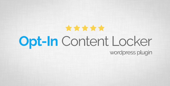 Opt-In Content Locker - CodeCanyon 2809912