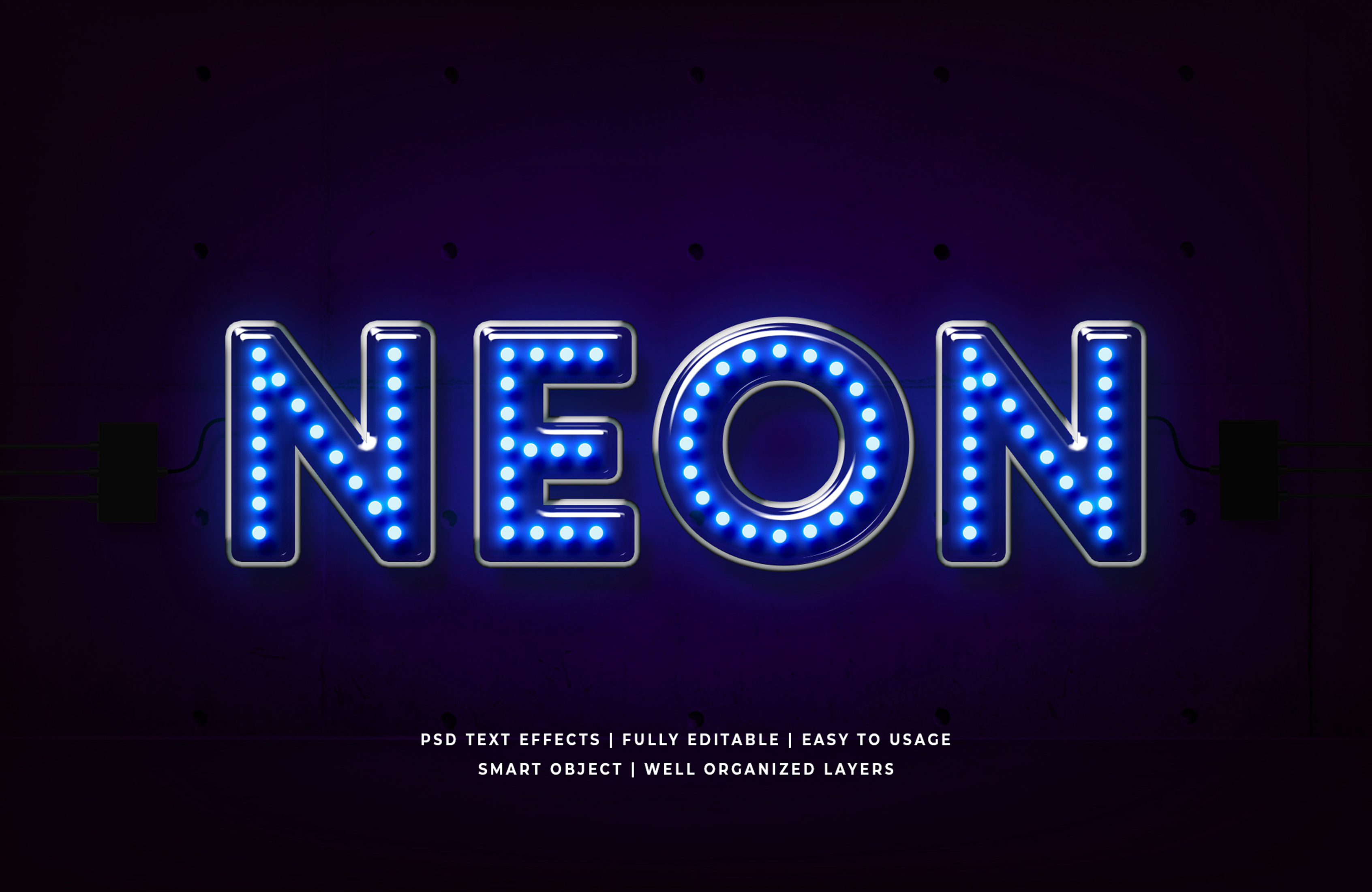 Download Light Neon 3d Text Style Effect Mockup by Syifa5610 ...