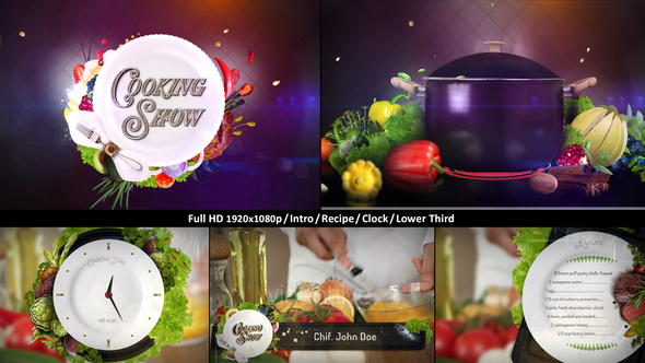 Cooking TV Show Pack