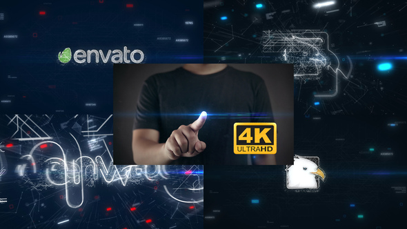 Touch Screen Logo - VideoHive 25706559