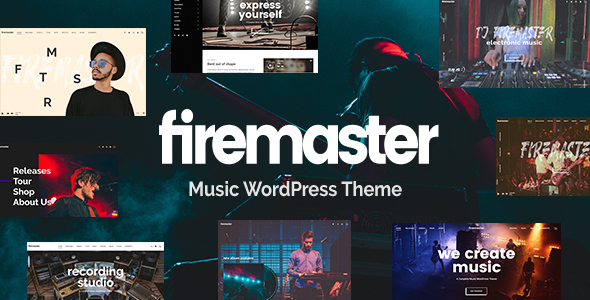 Firemaster – A Creative Music WordPress Theme