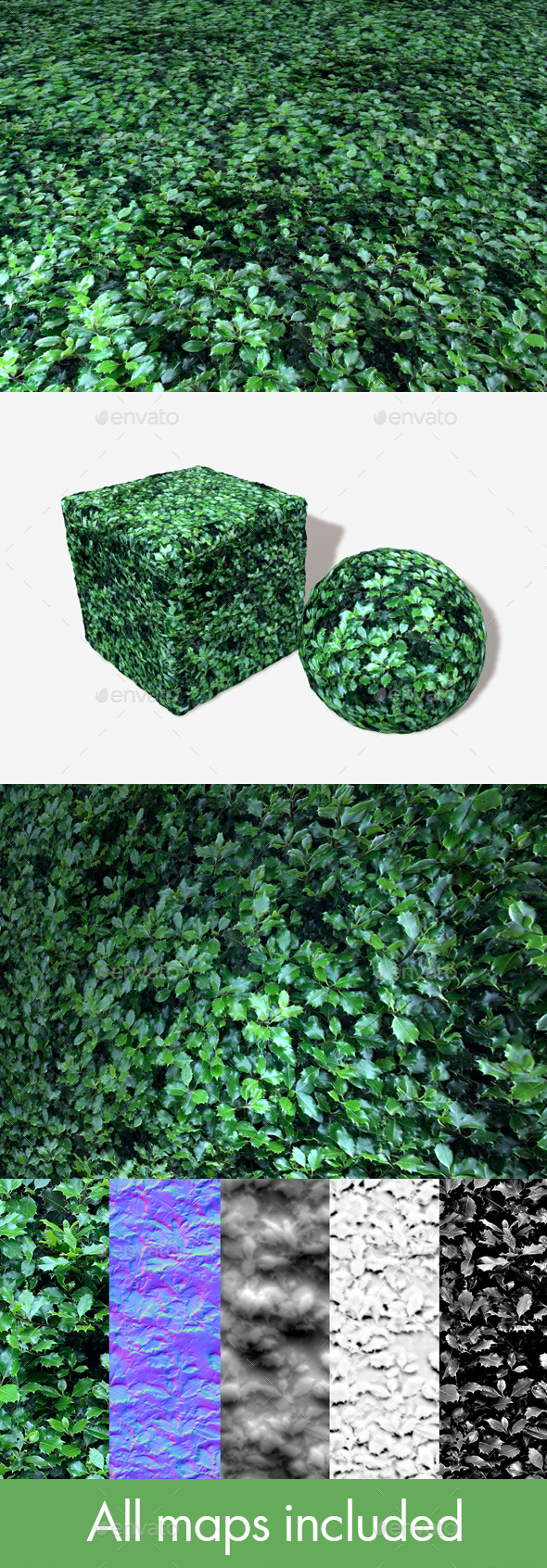 Ivy Seamless Texture - 3Docean 25708573