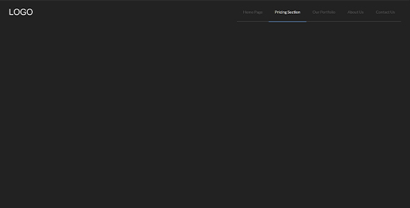 Header Underline Active Item Using CSS