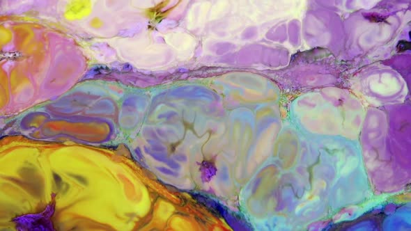 Colorful Paint Flow Spreading Background Texture 5 alt