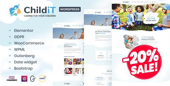 Childit – Kindergarten Elementor WordPress Theme