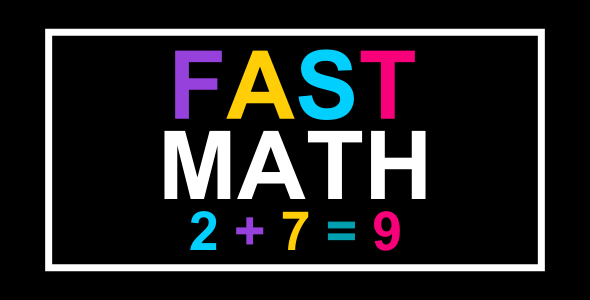 Fast Math | Html5 Mobile Game | android & ios
