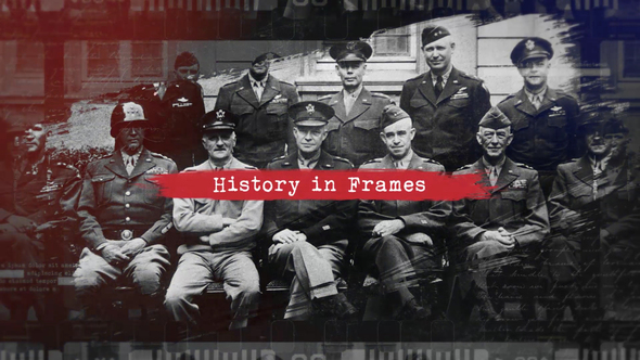 Brush History Slideshow / Retro Vintage Opener / Old Memories Photo Album / World War