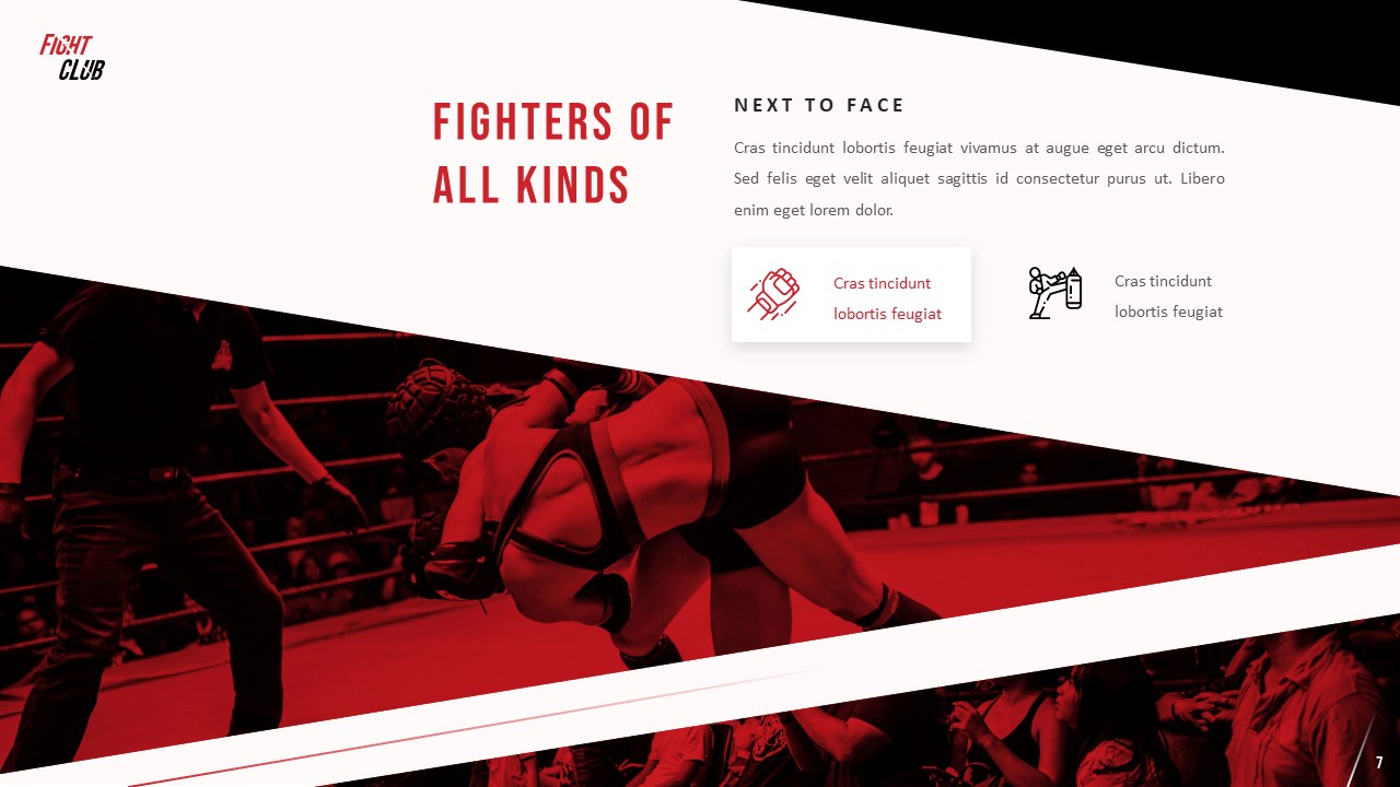 Fight Club Sports Presentation Template by Slidesignus | GraphicRiver