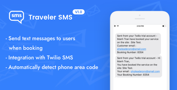 Traveler SMS (Add-on)