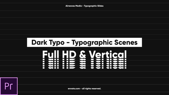 Dark Typo - Typographic Scenes