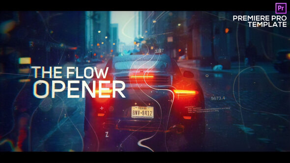 Digital Flow Modern Opener for Premiere Pro