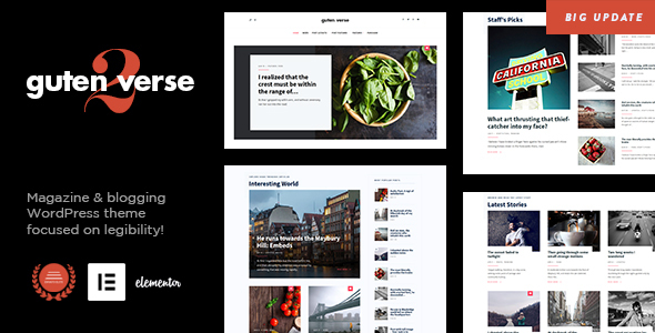 GutenVerse – Magazine and Blog Theme