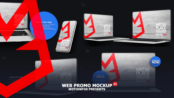 Website Presentation Devices - VideoHive 25729450