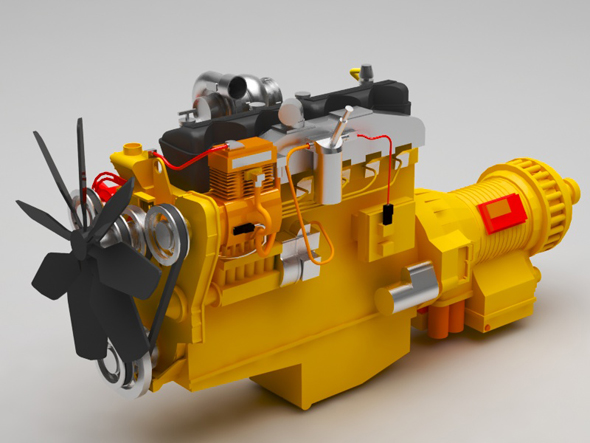 Caterpillar-3406C engine - 3Docean 25730586