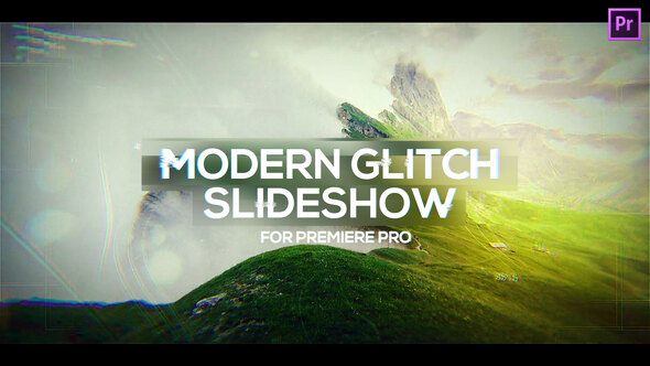 Modern Glitch Slideshow for Premiere Pro